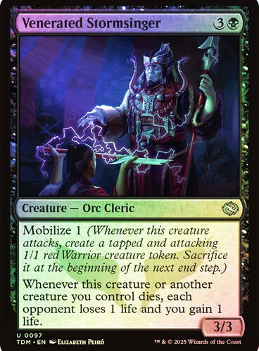 Venerated Stormsinger Tarkir: Dragonstorm (Foil)