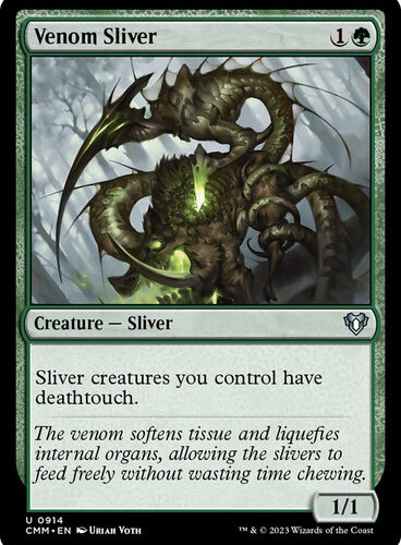 Venom Sliver Commander Masters