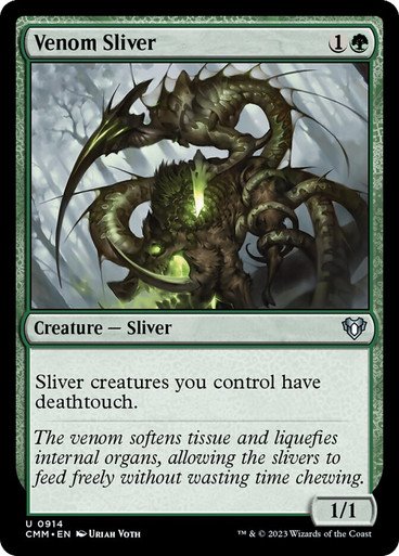 VenomSliver__15457 Venom Sliver Commander Masters