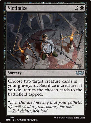 Victimize Tarkir: Dragonstorm Commander