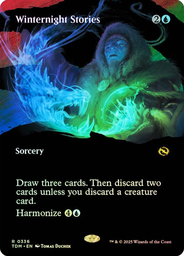 WinternightStories336__48719 Winternight Stories (Borderless) Tarkir: Dragonstorm (Foil)