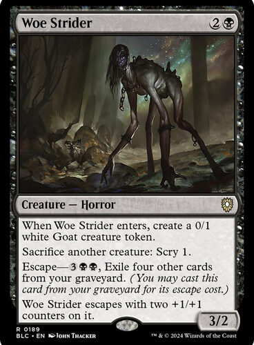 Woe Strider Bloomburrow Commander
