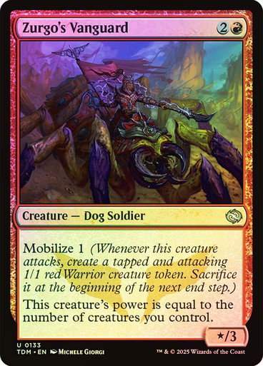 ZurgosVanguard__40432 Zurgo's Vanguard Tarkir: Dragonstorm (Foil)