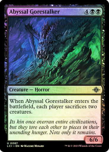 Abyssal Gorestalker The Lost Caverns of Ixalan (Foil)