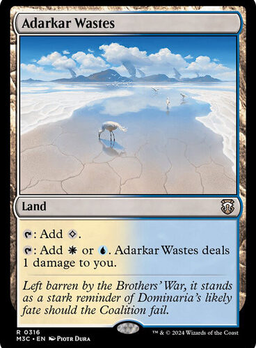 Adarkar Wastes Modern Horizons 3 Commander