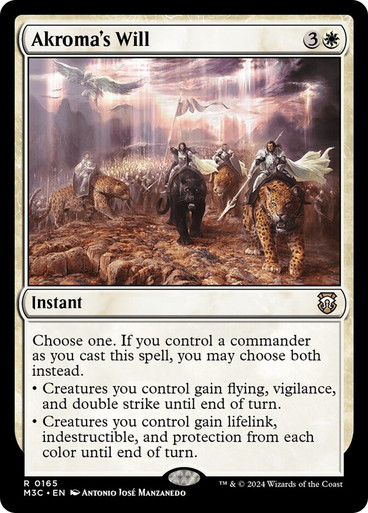 AkromasWill__59307 Akroma's Will Modern Horizons 3 Commander