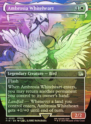 Ambrosia Whiteheart (#325) (Borderless) FINAL FANTASY (Foil)