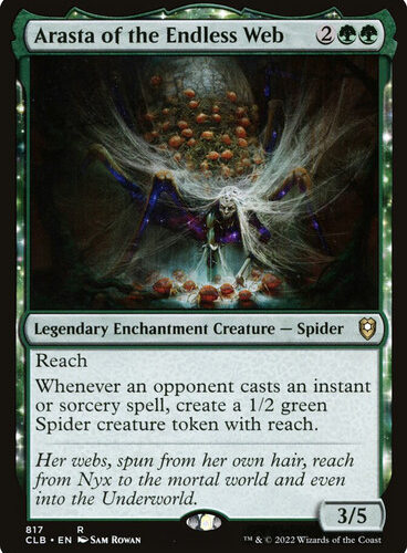 Arasta of the Endless Web Commander Legends: Baldur's Gate