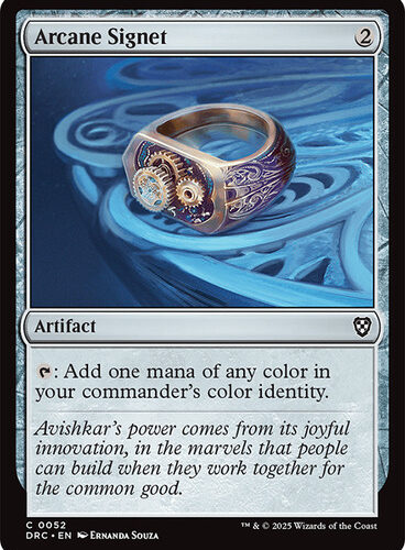 Arcane Signet (#052) Aetherdrift Commander