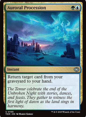 Auroral Procession Tarkir: Dragonstorm Foil
