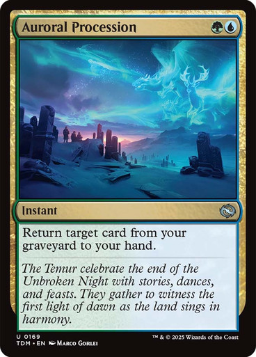 Auroral Procession Tarkir: Dragonstorm Foil