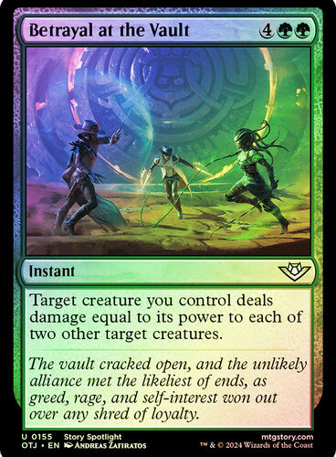 BetrayalAtTheVault__08039 Betrayal at the Vault Outlaws of Thunder Junction (Foil)