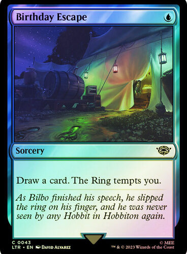 BirthdayEscape__90506 Birthday Escape The Lord of the Rings