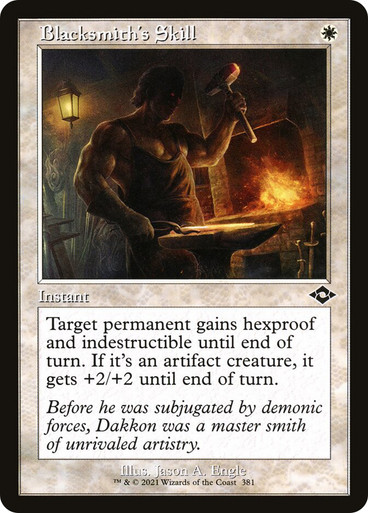 BlacksmithsSkill381__57999 Blacksmith's Skill (Retro Frame) Modern Horizons 2 - Retro Frame