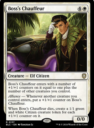 BosssChauffeur__81822 Boss's Chauffeur Bloomburrow Commander