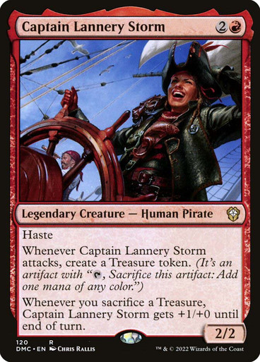 CaptainLanneryStorm__94927 Captain Lannery Storm Dominaria United Commander