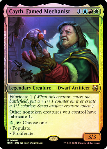 Cayth, Famed Mechanist Foil Modern Horizons 3 Commander - Alternate Foil (Foil)