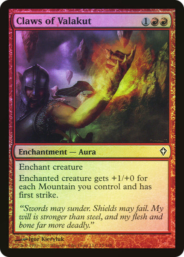 ClawsOfValakut__10680 Claws of Valakut Worldwake (Foil)
