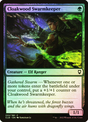 Cloakwood Swarmkeeper Commander Legends: Baldur's Gate (Foil)