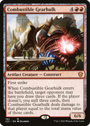 Combustible Gearhulk Commander 2021
