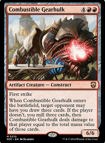Combustible Gearhulk Modern Horizons 3 Commander