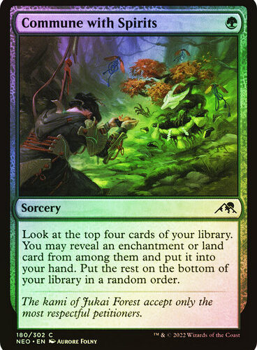 CommuneWithSpirits__67781 Commune with Spirits Kamigawa: Neon Dynasty (Foil)