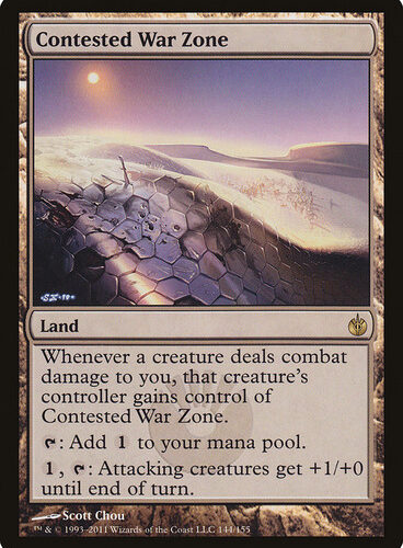 Contested War Zone Mirrodin Besieged