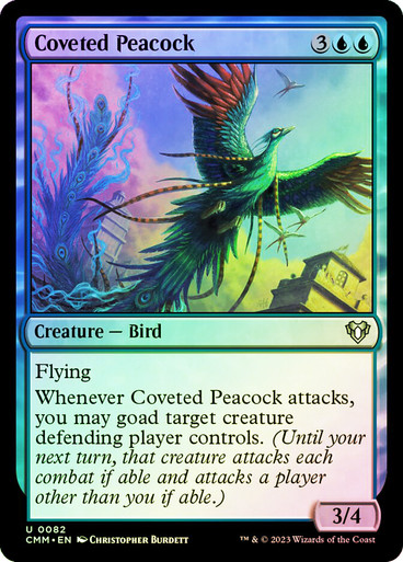 Coveted Peacock Commander Masters (Foil)