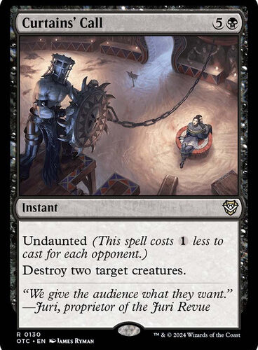 CurtainsCall__64135 Curtains' Call Outlaws of Thunder Junction Commander