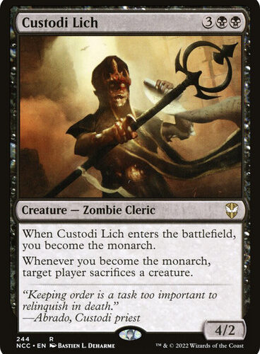 CustodiLich__70842 Custodi Lich Streets of New Capenna Commander