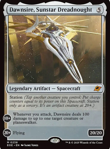 DawnsireSunstarDreadnought__82581 Dawnsire, Sunstar Dreadnought Edge of Eternities Foil