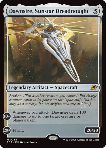 Dawnsire, Sunstar Dreadnought Edge of Eternities Foil