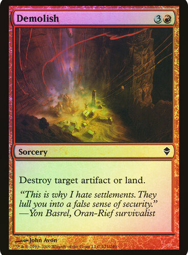 Demolish__42186 Demolish Zendikar (Foil)
