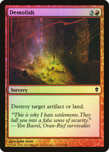 Demolish__42186 Demolish Zendikar (Foil)