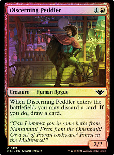 Discerning Peddler Outlaws of Thunder Junction (Foil)