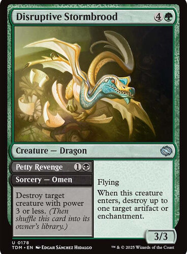 DisruptiveStormbrood__27426 Disruptive Stormbrood // Petty Revenge Tarkir: Dragonstorm