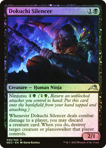 Dokuchi Silencer Kamigawa: Neon Dynasty (Foil)
