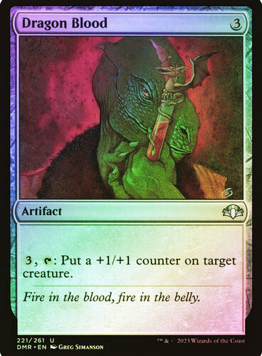 Dragon Blood Dominaria Remastered (Foil)