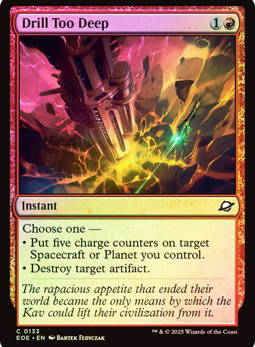 Drill Too Deep Edge of Eternities (Foil)