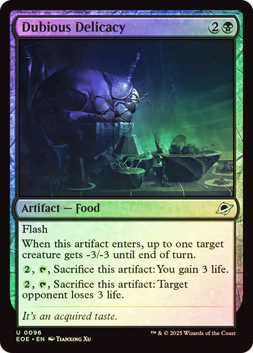 Dubious Delicacy Edge of Eternities (Foil)