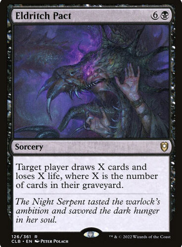 Eldritch Pact Commander Legends: Baldur's Gate