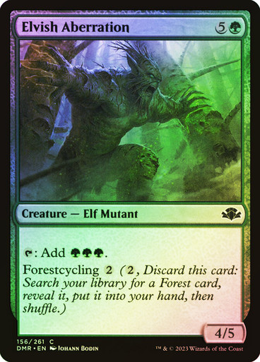 Elvish Aberration Dominaria Remastered (Foil)