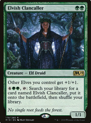Version en Español Elvish Clancaller Core Set 2019