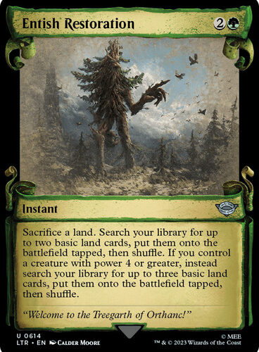 EntishRestoration614__48534 Entish Restoration (Showcase) The Lord of the Rings - Variants