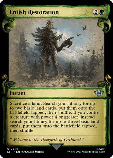 Entish Restoration (Showcase) The Lord of the Rings - Variants