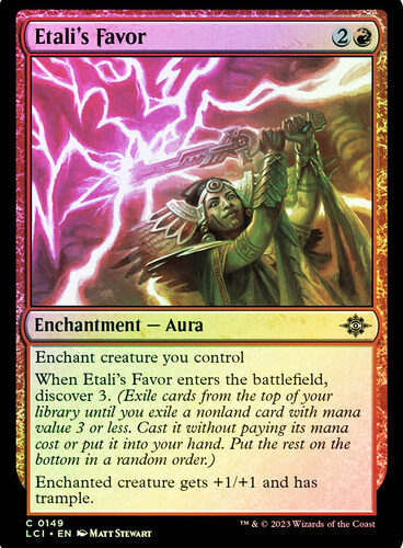 Etali's Favor The Lost Caverns of Ixalan (Foil)