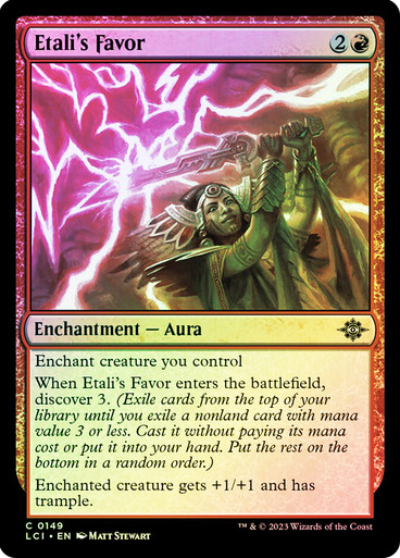 Etali's Favor The Lost Caverns of Ixalan (Foil)