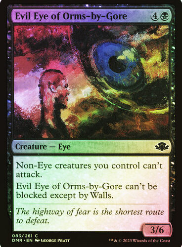 Evil Eye of Orms-by-Gore Dominaria Remastered (Foil)