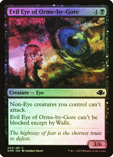 EvilEyeOfOrmsByGore__33616 Evil Eye of Orms-by-Gore Dominaria Remastered (Foil)