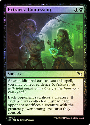 Extract a Confession Murders at Karlov Manor (Foil)